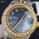 Perfect Replica Rolex Datejust Diamond Markers Blue Dial All Gold Case 28mm Women's Watch (3)_th.jpg
